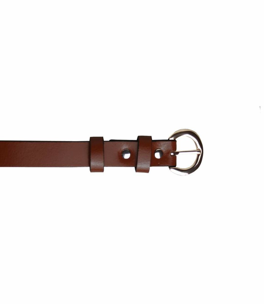 * Pertemba Classical Eastern Counties Leather Womens/Ladies Thin Fashion Belt (Brown) Utel244 Clearance