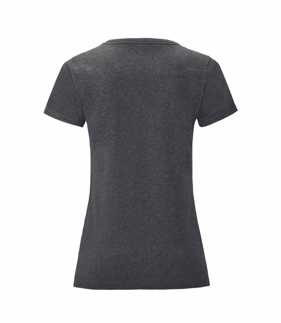 * Pertemba Cheap Fruit Of The Loom Womens/Ladies Iconic T-Shirt (Dark Heather) Utpc3400 Best